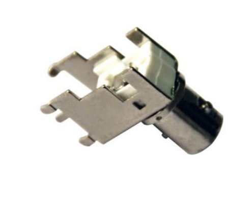 板端連接器PCB 彎式母頭鋅合金 BNC射頻同軸