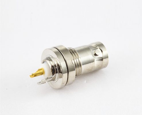 BNC50Ω前鎖穿墻直型母頭接線焊接