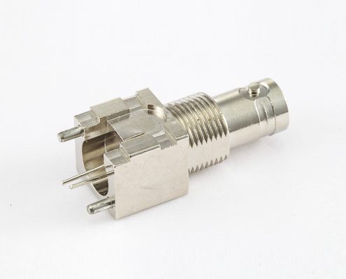 PCB安裝BNC連接器50ohm插孔母頭180度