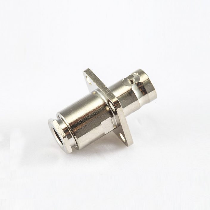 BNC母頭直式帶法蘭盤裝接RG58/RG142電纜 BNC母頭直式帶法蘭盤裝接RG58/RG142電纜