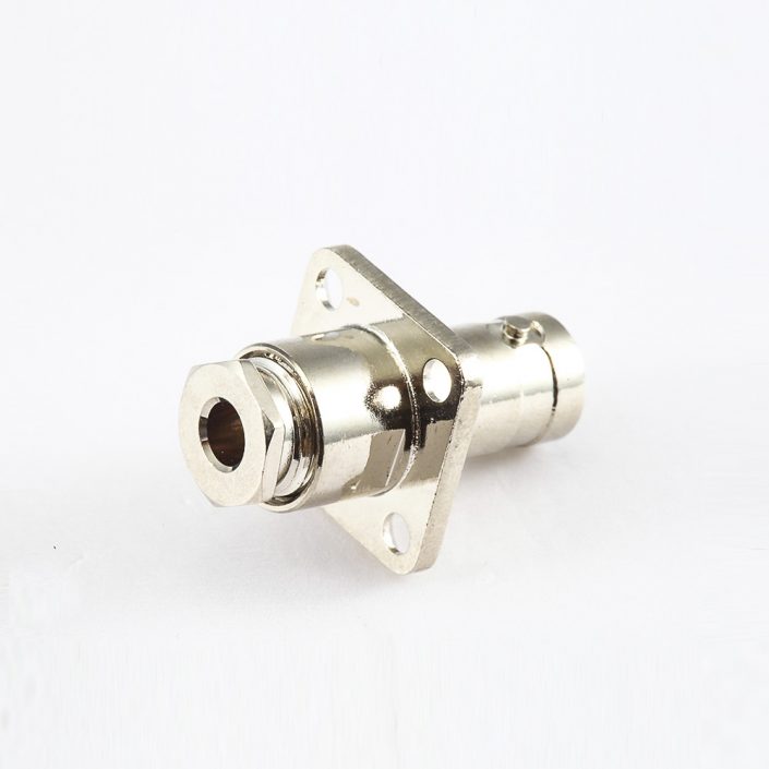 BNC母頭直式帶法蘭盤接SYV50-2電纜 BNC母頭直式帶法蘭盤接SYV50-2電纜