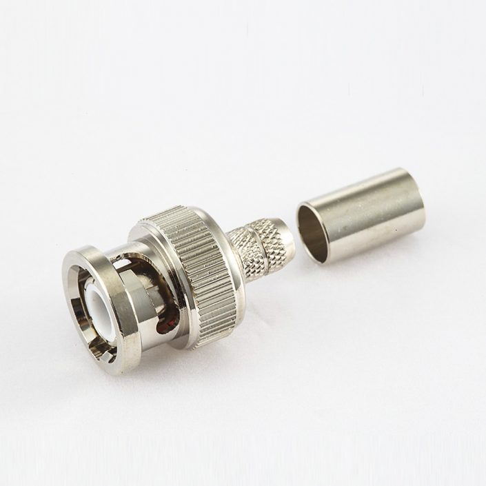 BNC公頭彎式焊接半柔/半剛-3電纜 BNC公頭彎式焊接半柔/半剛-3電纜