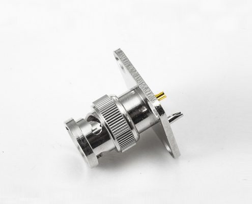 BNC  75歐姆公頭直式法蘭盤式座子