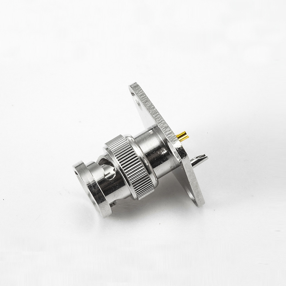 BNC 75歐姆公頭直式法蘭盤式座子