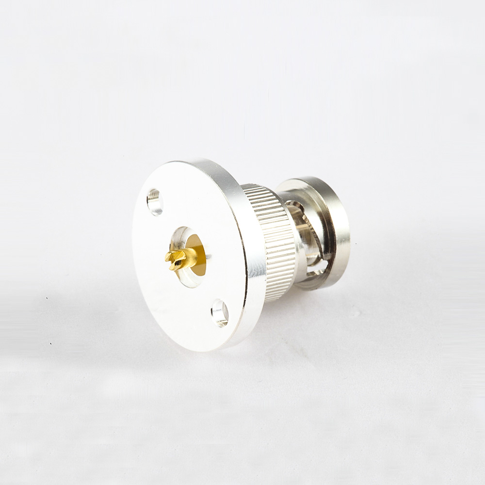 BNC  公頭直式法蘭盤式座子