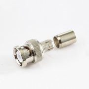 BNC  公頭直式壓接SYV50-5電纜