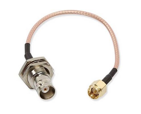 SMA 信號線RG316接BNC母頭轉SMA公頭天線專用