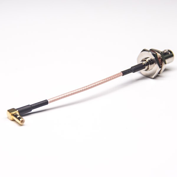 BNC轉SMB射頻線母頭直式50歐姆大六角防水前鎖板轉SMB彎式母頭接RG316線 BNC轉SMB射頻線母頭直式50歐姆大六角防水前鎖板轉SMB彎式母頭接RG316線