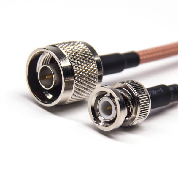 N型公頭轉BNC公頭電纜組裝接RG142線 N型公頭轉BNC公頭電纜組裝接RG142線