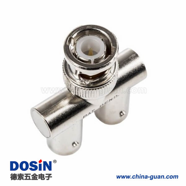 BNC1公轉2母轉接頭50歐姆 BNC1公轉2母轉接頭50歐姆