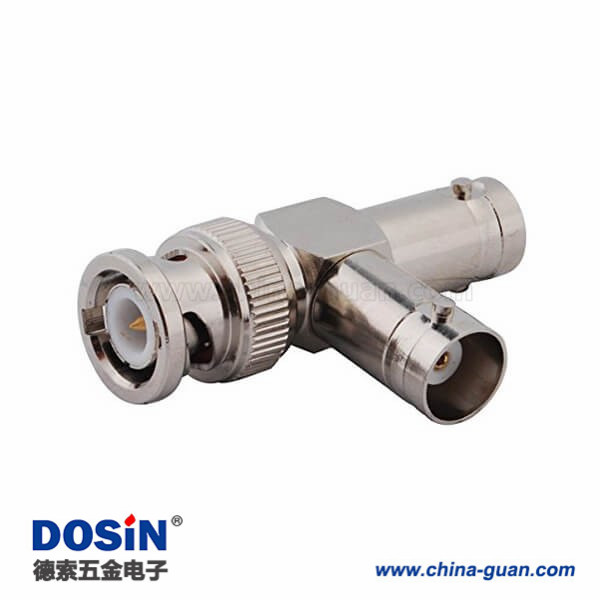 BNC三通公接頭T型頭一公二母轉接頭 BNC三通公接頭T型頭一公二母轉接頭